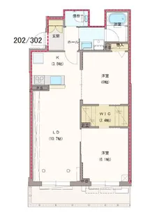 グリシーナ【3階】の間取り