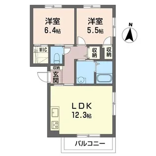 Ohana Hare A【3階】の間取り