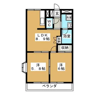 Refine・箕浦【1階】の間取り