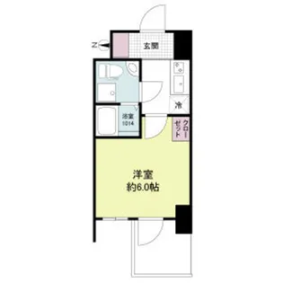 大阪府大阪市淀川区西宮原1【マンション】の間取り