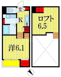 Lumiere亥鼻【1階】の間取り