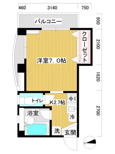 M,T【2階】の間取り