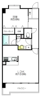 朝日パリオ小金井ハイツ【4階】の間取り