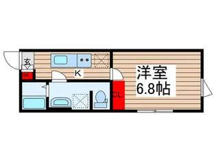 Bays water 北千住【5階】の間取り
