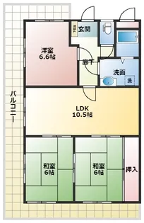 兵庫県神戸市西区伊川谷町潤和【マンション】の間取り