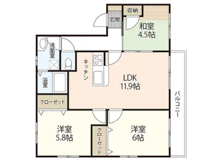 ディアス・エコー【2階】の間取り