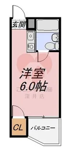 サングレール南旅篭【2階】の間取り