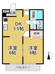 ピュアハイツ【1階】の間取り