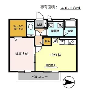 サンハイム法善寺【2階】の間取り