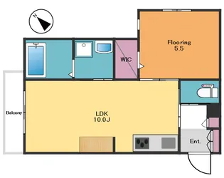 クレールシスイ【1階】の間取り