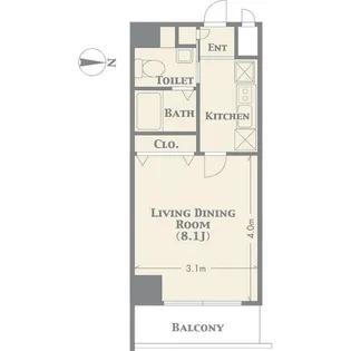 プロシード船橋本町【2階】の間取り