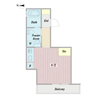 グランドールKJ【2階】の間取り
