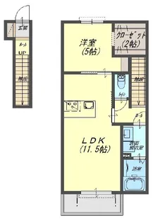 Belle Lead H【2階】の間取り