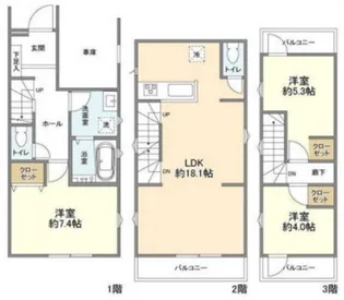 東京都東大和市南街2【一戸建】の間取り