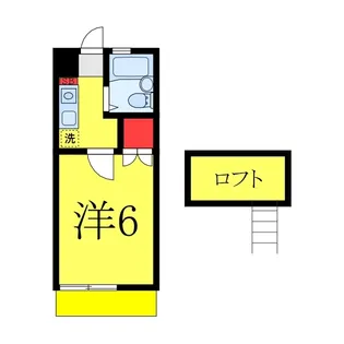 コーポサントーレア【2階】の間取り