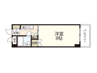 井口クイーンズコート【2階】の間取り