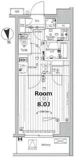 プロスタイルウェルス品川戸越MD【2階】の間取り