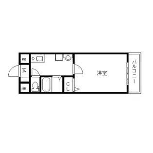 Casa del Rio【2階】の間取り