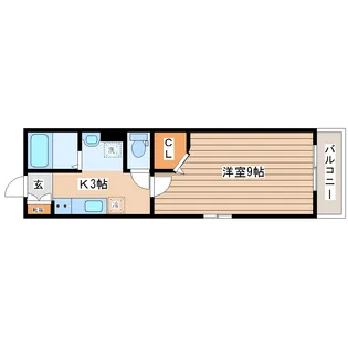 エルメゾン原町【4階】の間取り