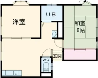 ウインディア屋島【2階】の間取り