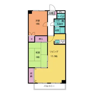 フォルトゥーナ【1階】の間取り