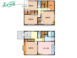 三重県松阪市伊勢寺町【一戸建】の間取り
