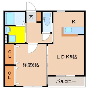 エスペランサKOBE【3階】の間取り