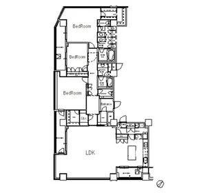 MFPR目黒タワー【25階】の間取り