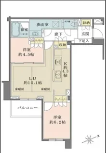 東京都豊島区駒込4【マンション】の間取り