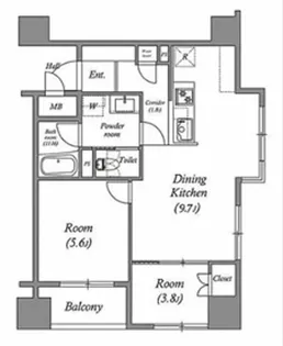 東京都豊島区南大塚3【マンション】の間取り