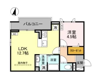 D Sereno新倉I【2階】の間取り