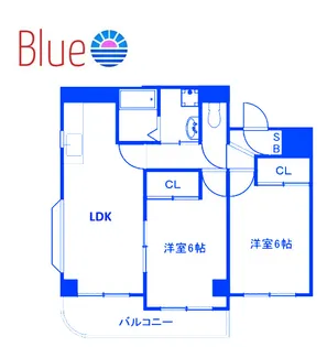 ハイウインドKI【2階】の間取り