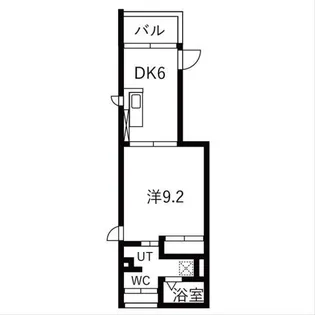 プラシード戸越【4階】の間取り