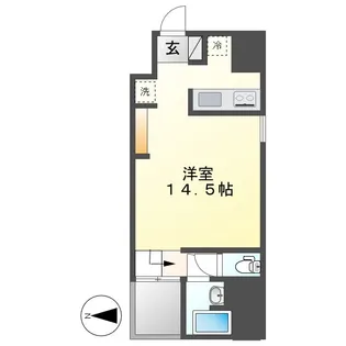 S-FORT六番町 (エスフォート)【10階】の間取り