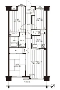 グランドパレス37【2階】の間取り