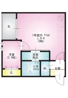 埼玉県さいたま市見沼区大和田町2【アパート】の間取り