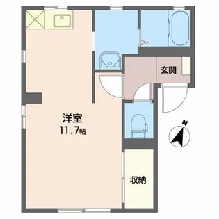 メゾン片山【1階】の間取り