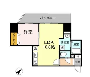 神奈川県横浜市中区長者町1【マンション】の間取り