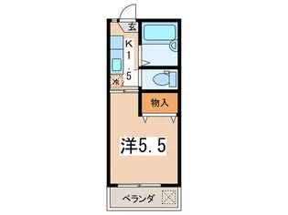 マンションかおり【2階】の間取り