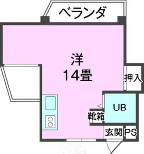 グリーンマンションII【1階】の間取り
