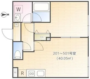 HW.HILLS綾瀬【5階】の間取り
