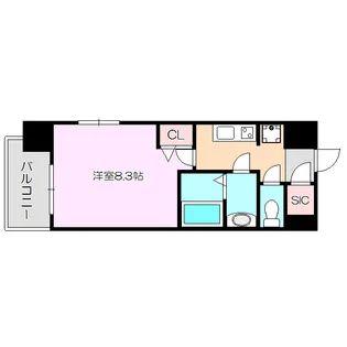リッツ新大阪【2階】の間取り
