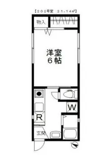 東京都墨田区押上3【アパート】の間取り