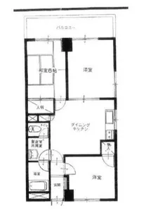 レジデンス池上【1階】の間取り