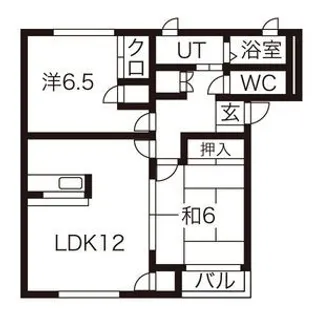 プラセール B棟【1階】の間取り