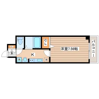 CircleIII長町【8階】の間取り