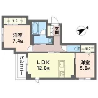 【新築】エスポアコリーヌ【SHM】【4階】の間取り