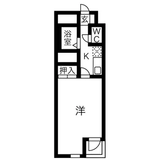 MS一番町ハイツ【3階】の間取り