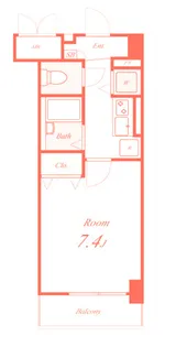 surfline chigasaki【4階】の間取り