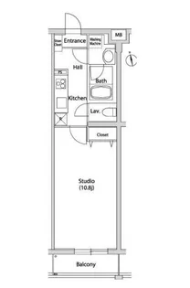 カーサスプレンディッド代官山【2階】の間取り